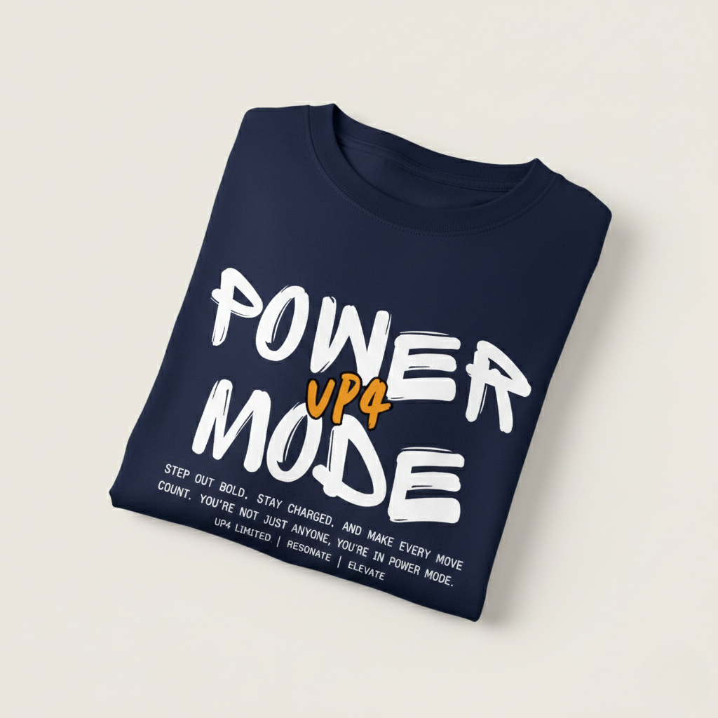 UP4 Power Mode | Men's Long Sleeve T-Shirt | Folded