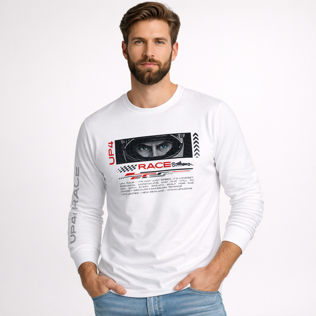 UP4 Race | Men's Long Sleeve T-Shirt | Model