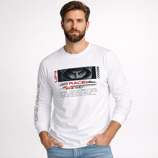 UP4 Race | Men's Long Sleeve T-Shirt | Model