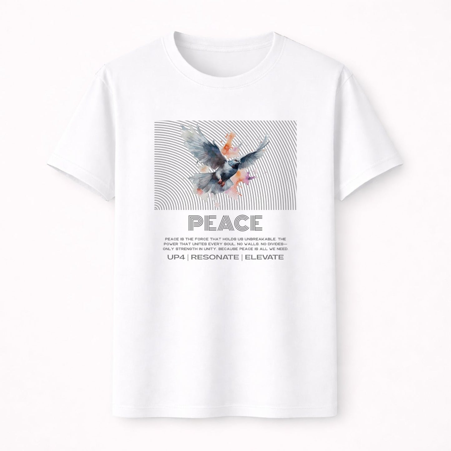 UP4 Peace | Men's T-Shirt | Front