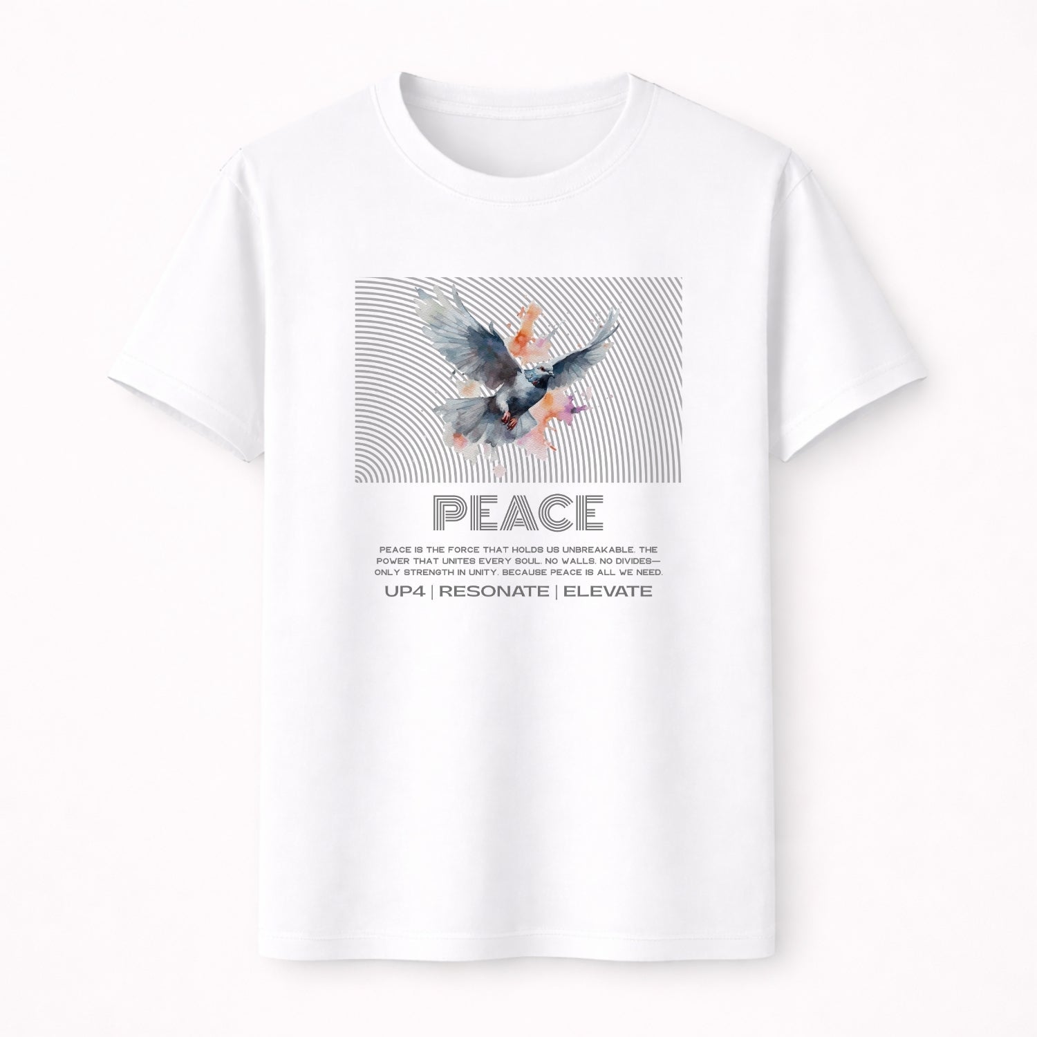 UP4 Peace | Men's T-Shirt | Front