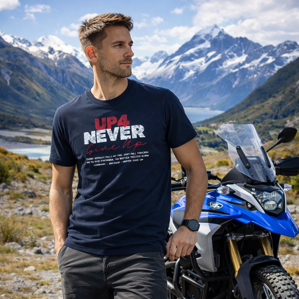 UP4 Never Give Up | Men's T-Shirt | Reallife
