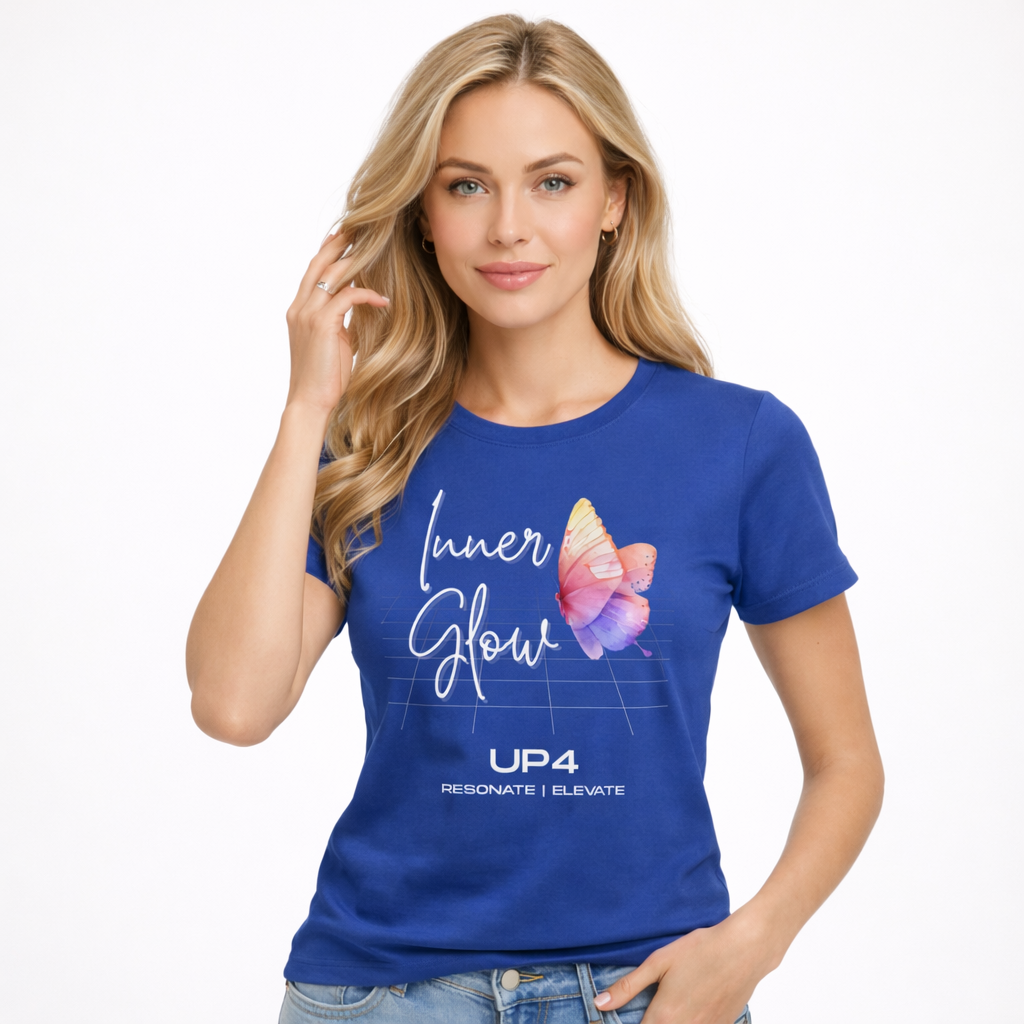 UP4 Inner Glow | Women's Slim T-Shirt | Model