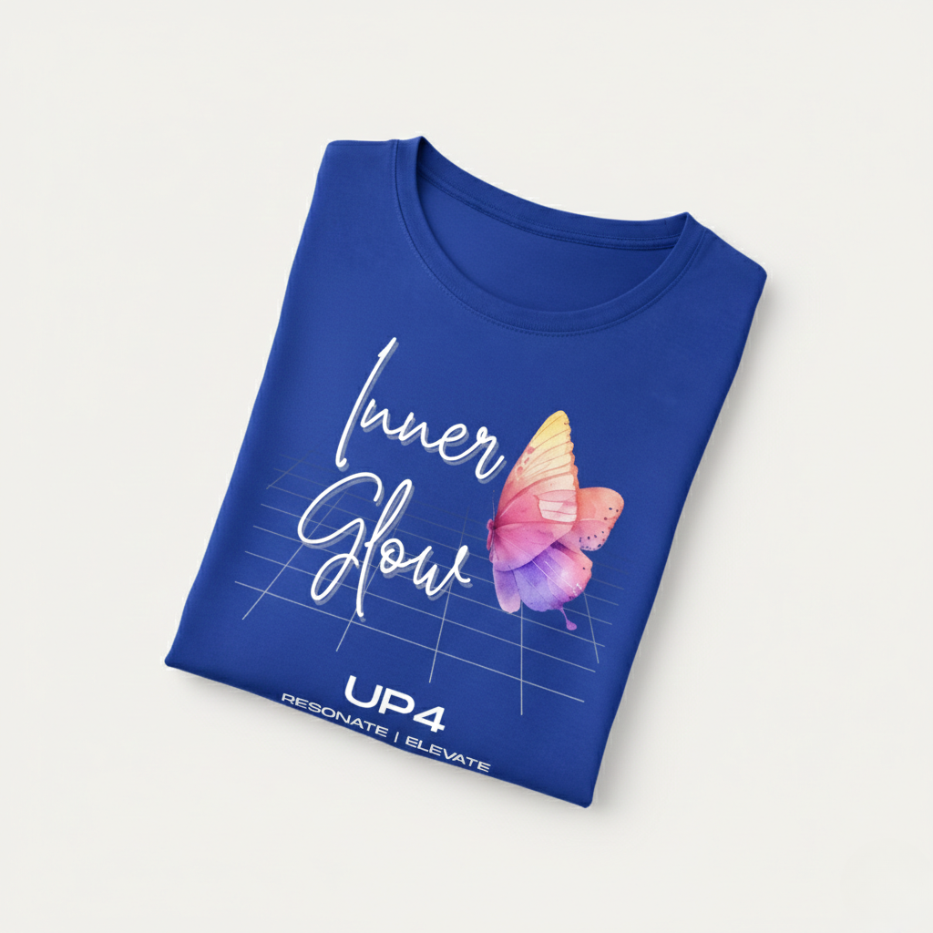 UP4 Inner Glow | Women's Slim T-Shirt | Folded