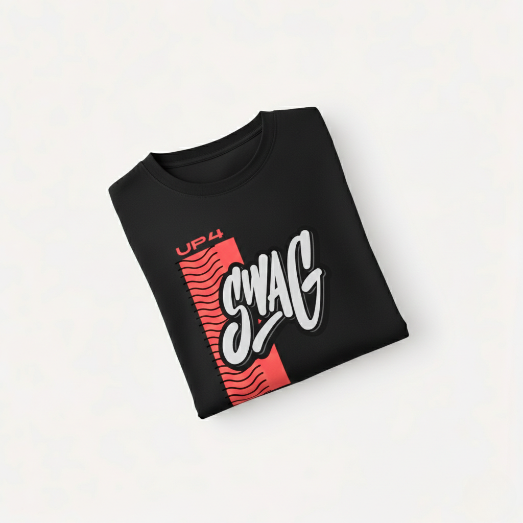 UP4 Swag | Women's Oversized T-Shirt | Folded