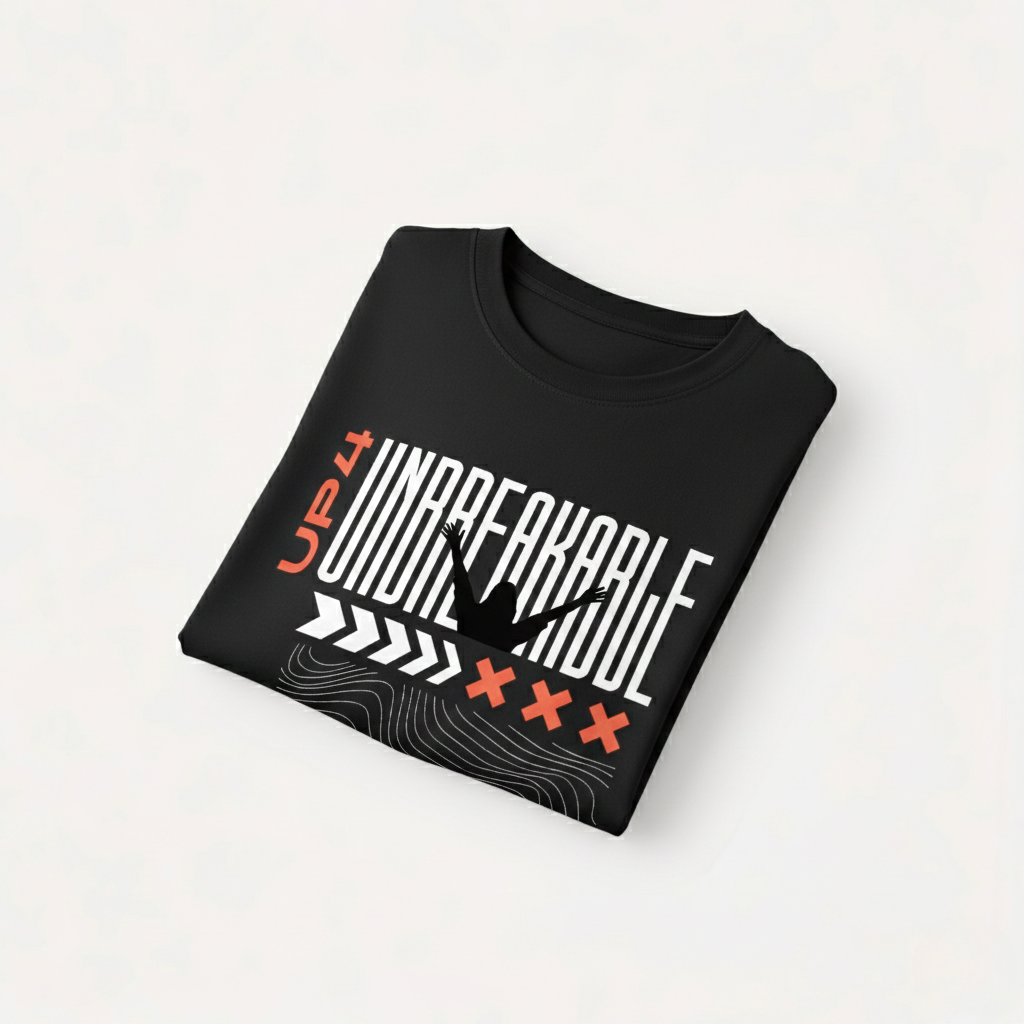 UP4 Unbreakable | Women's Oversized T-Shirt | Folded