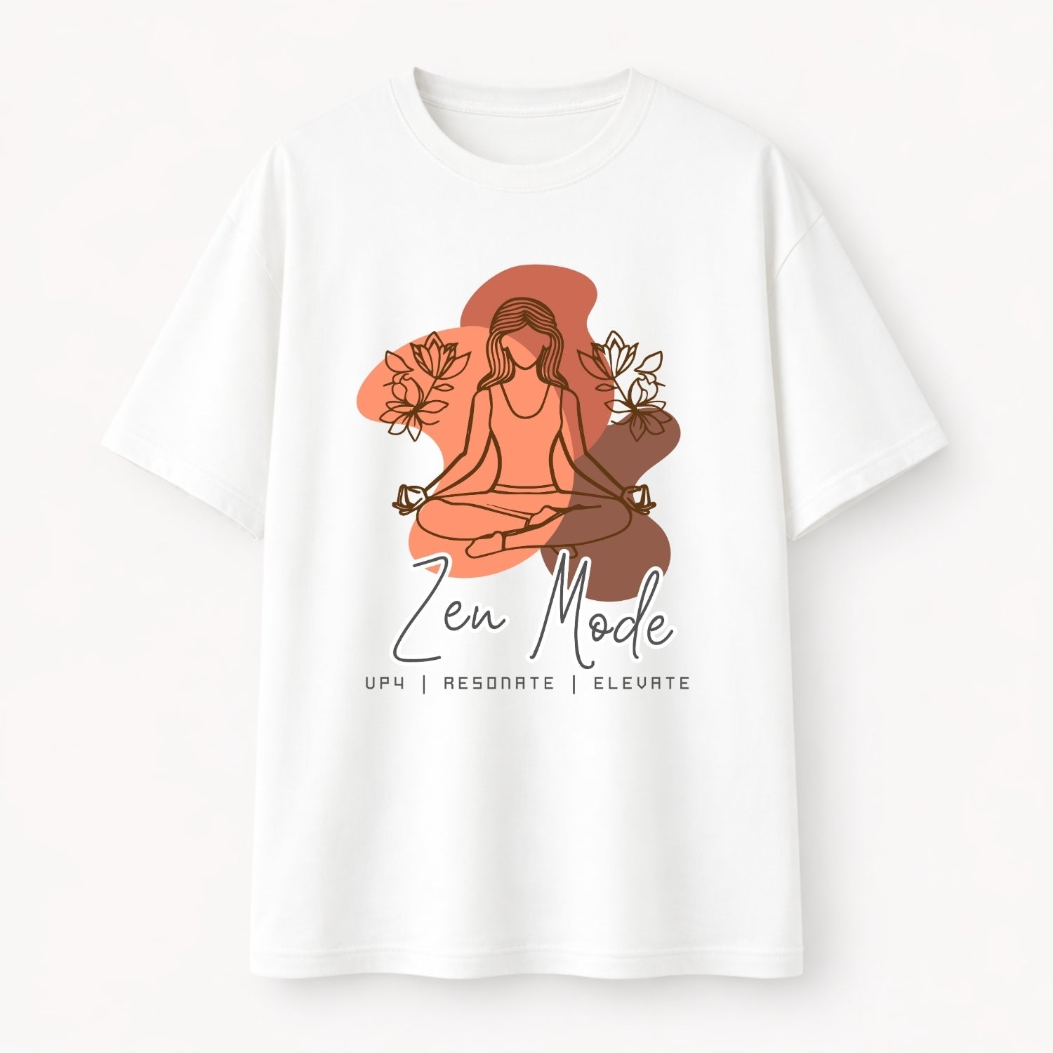 UP4 Zen Mode | Women's Oversized T-Shirt | Front