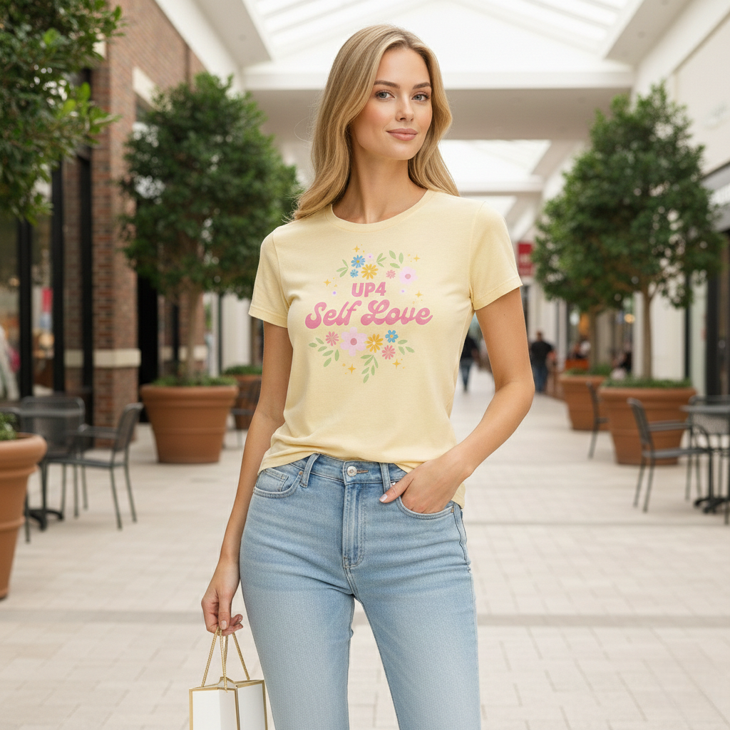 UP4 Self Love | Women's Slim T-Shirt | Reallife