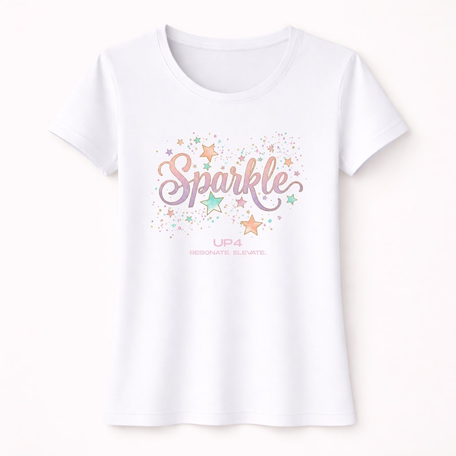 UP4 Sparkle | Women's Slim T-Shirt | Front
