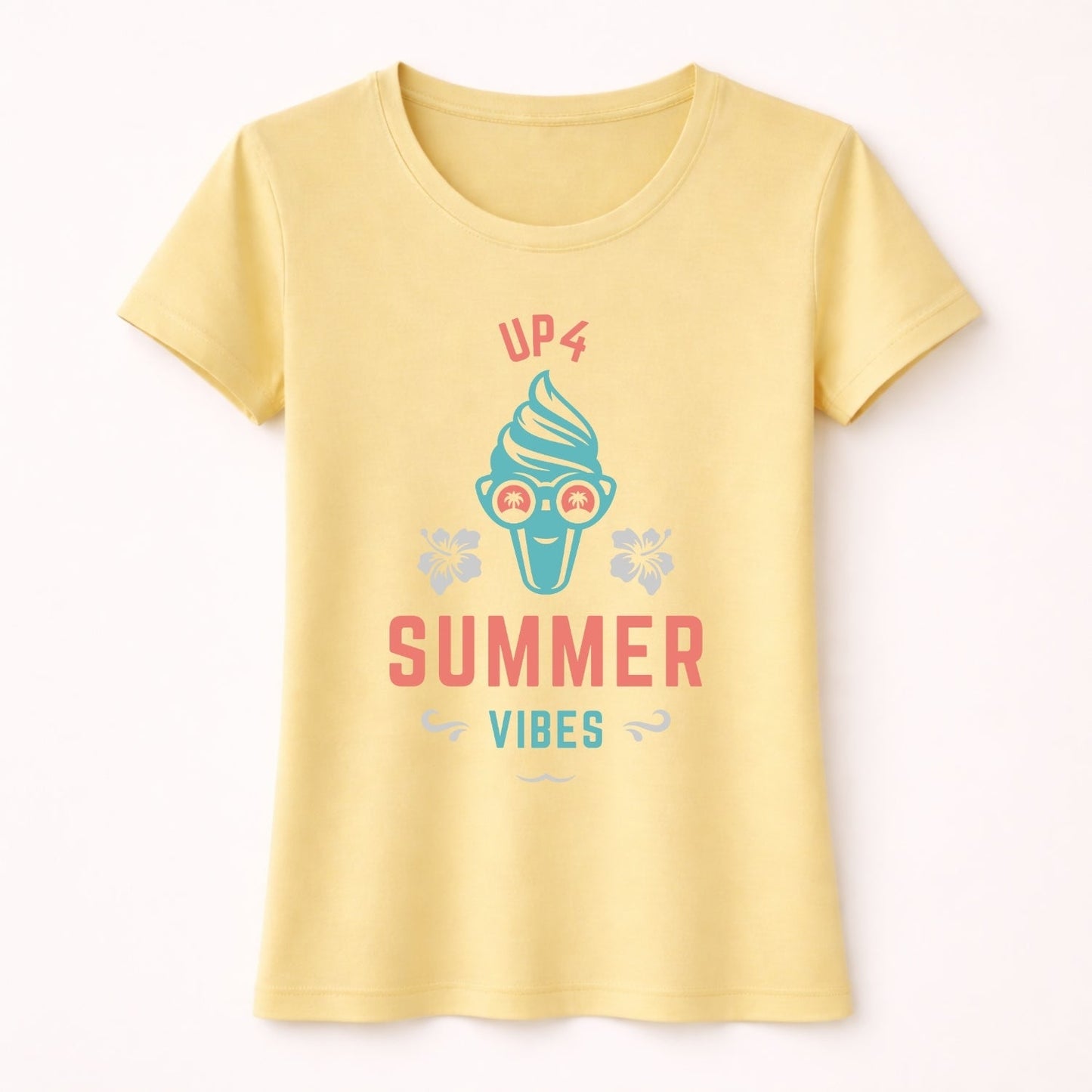UP4 Summer Vibes | Women's Slim T-Shirt | Front