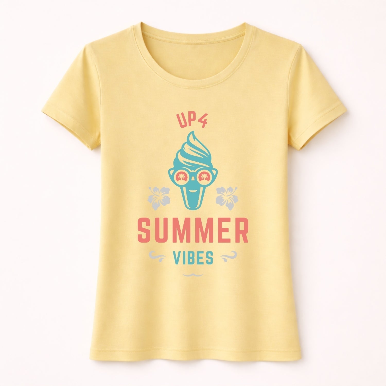 UP4 Summer Vibes | Women's Slim T-Shirt | Front